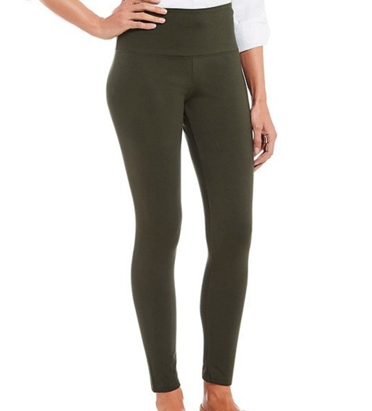 Intro Teri Love Fit Solid Colored Denim Leggings - Picture 1 of 4